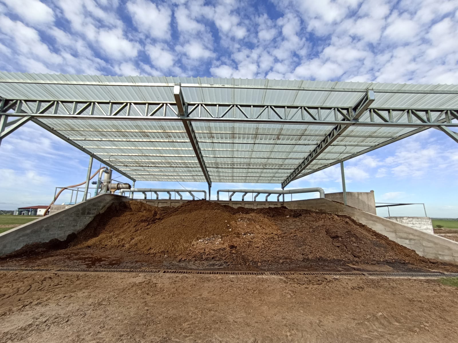 Automatización de compostaje industrial